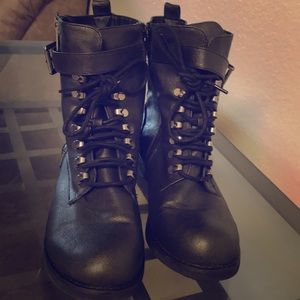 Black Combat Boots